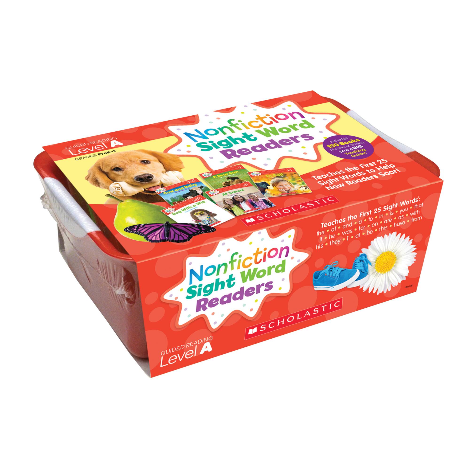 Nonfiction Sight Word Readers Classroom Tub, Level A